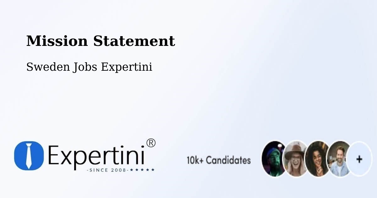 Corporate Mission – Lerum - Sweden Jobs Expertini