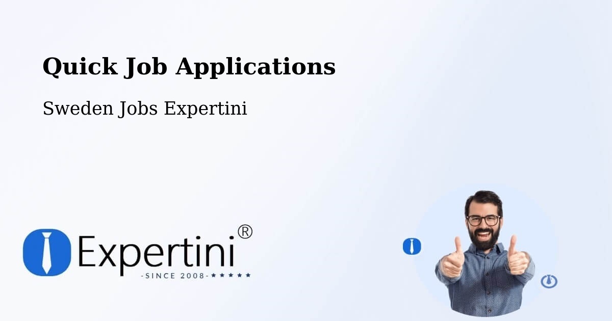 Quick Apply Feature – Lerum - Sweden Jobs Expertini