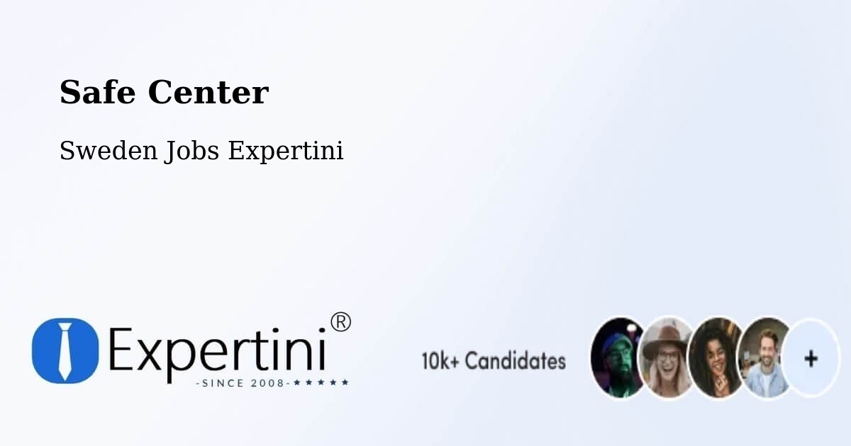 Safety Center – Lerum - Sweden Jobs Expertini